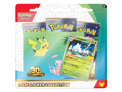 Pokémon TCG: 30th Celebration Tech Sticker Collection